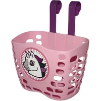 Fahrradkorb vorne Befestigung mit Gurt am Lenker Mädchen P2R rosa No Size