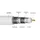 goobay Koaxialkabel 120 dB 100 m Weiß