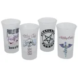 Mötley Crüe Schnapsglas-Set - klar - Lizenziertes Merchandise! - Standard