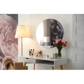 Tulup Spiegel Blaugrau, Glas, Formgebogen, 60x60x0.4 cm,