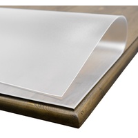 Beautex Tischdecke Folie 2 mm transparent und matt Tischdecke Schutzfolie Tischschutz (1-tlg) Eckig - 110 cm x 210 cm