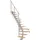 DOLLE Mittelholmtreppe Frankfurt 240-279 cm Edelstahl/Holz/Metall