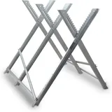 Sägebock Arbeitsbock Holzsägebock Holzschneidebock Mit Haltezacken Klappbock Klappbar Brennholz Bis Ø26 Cm Max.150kg 80x82x82 Cm - Bituxx