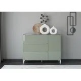 Set One by Musterring Sideboard Reno (1 St), Mit Vierkantfuß in diversen Farben, 106 cm Höhe & Farbauswahl grün