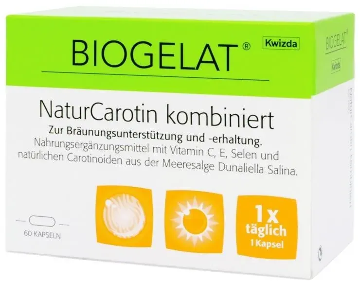 BIOGELAT NATURCAROTIN kombiniert