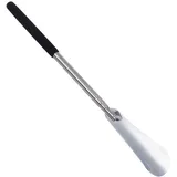PACKOVE Schuhlöffel Edelstahl 2 Stück Mit Langem Verstellbarem Griff Ausziehbarer Schuhauszieher Für Erwachsene Senioren Rückenschonend Und Tragbar Für Zuhause Und Reisen - 64X1.5cm