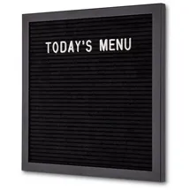 Showdown Displays Showdown Buchstabentafel - 30x30cm - Schwarz
