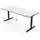 Yaasa Schreibtisch Desk Pro 180 x 80 cm Multiplex-Weiß/Schwarz