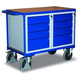 Cordes Werkstattwagen mit Schiebegriff Und 8 Schubladen, Abschließbar