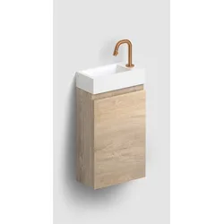 Clou Flush 3 Right Keramik - Handwaschbecken 36 cm mit Unterschrank