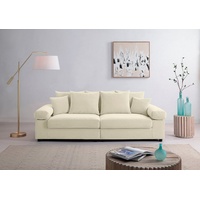 ATLANTIC home collection Big-Sofa Bjoern, mit Cord-Bezug, XXL-Sitzfläche, mit Federkern, frei im Raum stellbar beige