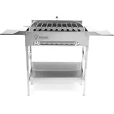 Bbq-toro Edelstahl Grill Mit Spießaufsatz 9 Spießen Grillrost Motor