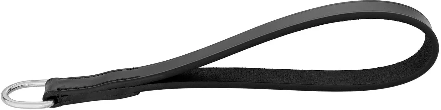 MONTIVUM Lederschlaufe schwarz one size