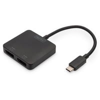 Digitus MST Hub - Video splitter - USB-C - 2 ports