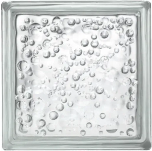 Glassblocks Glasbaustein klar 19x19x8 cm glanz 1908P
