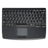 Active Key desinfizierbare Hygiene-Tastatur mit Touchpad, schwarz, USB, CH (AK-4450-GU-B/CH)