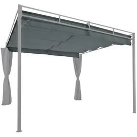 Konifera Pavillon-Ersatzdach Milos 300 x 287 cm Grau