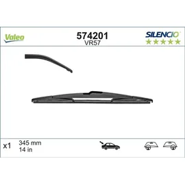 Valeo Silencio VR57 345mm Hinten 1 Stück