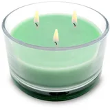 Spetebo Stumpenkerze 13 cm grün