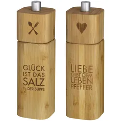 Räder Set Salz- und Pfeffermühle Liebe & Glück
