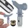 rosfix Set UltraHeavy 555 – Spruhdüse fur Airless Farbspritzgerat, 25–30 cm Strahlbreite, Grau, Hochwertiges Metall, Korrosionsbestandig
