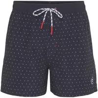 Bugatti Badeshorts Kordelzug mit Ösen Gr. XL (54/56) N-Gr, Marine-Weiß, , 84184913-XL N-Gr