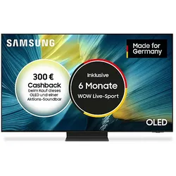 SAMSUNG OLEDGQ65S95F OLED 4K Vision AI Smart TV (65 Zoll / 163 cm, UHD 4K, SMART TV, TizenTM TV)