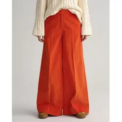 Gant für Damen. 4150283 Orangefarbene Kordhosen (38), Lässig, Baumwolle