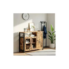 VASAGLE Sideboard, LSC096B01 braun 110,0 x 33,0 x 75,0 cm