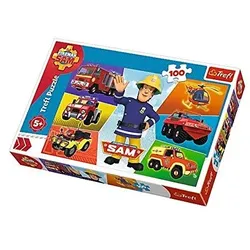 Feuerwehrmann Sam Fahrzeuge - Puzzle 100 Teile