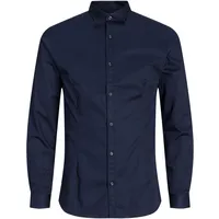 JACK & JONES Hemd Parma für Business in Dunkelblau-XXL