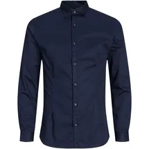 JACK & JONES Hemd Parma für Business in Dunkelblau-XXL