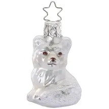 Ingeglas Christbaumschmuck Kleiner Schneefuchs, 5.5 cm