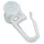 GARDINIA U-Rollringe Weiß 20-er Pack