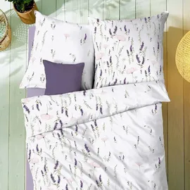 KAEPPEL Provence Floral Lila 135 x 200 cm + 80 x 80 cm
