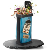 2 Stück Müllsackständer 70-120 Liter für Innen & Außen wunderbar