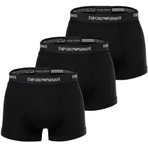 Emporio Armani Boxershorts schwarz/weiß S 3er Pack