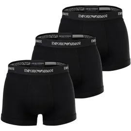 Emporio Armani Boxershorts schwarz/weiß S 3er Pack
