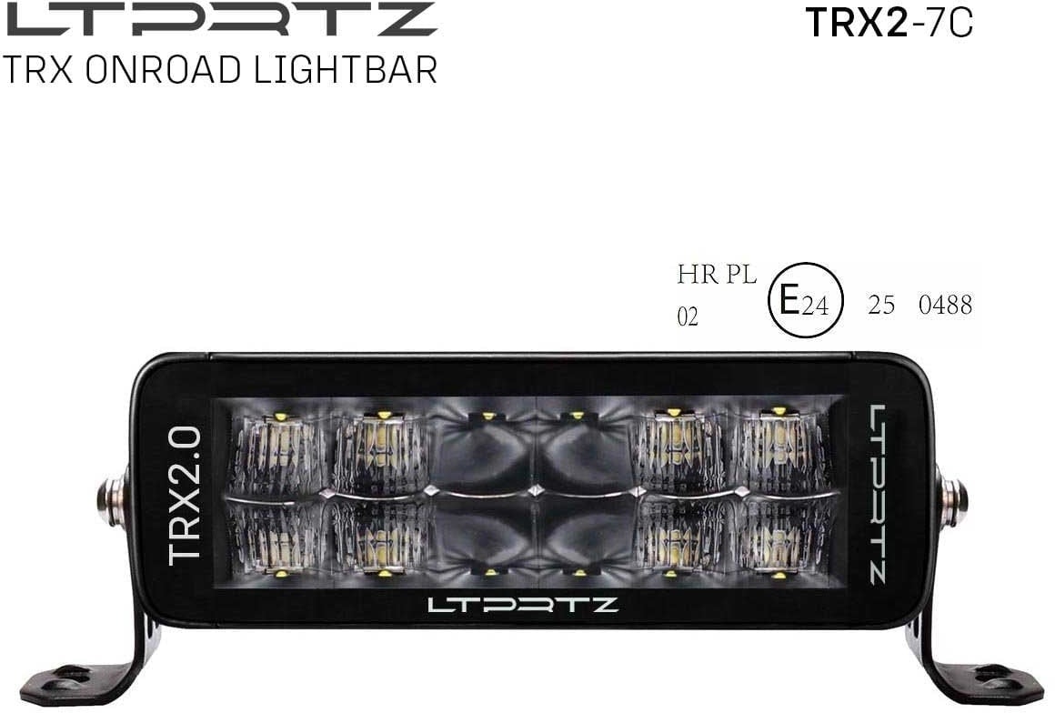 Lightpartz 36W 7′′ TRX 2.0 Combo Onroad Lightbar ECE
