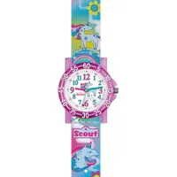 Scout Quarzuhr Unicorn Mädchenuhr aus Kunststoff und Textil von Scout rosa