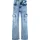 Blue Effect Wide Leg Cargojeans Medium Blue 164