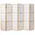 Homestyle4u Paravent Shoji in Braun 264x175 cm 280