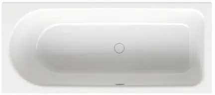Bette BetteOcean Badewanne 8851-287 160x70x45cm, Fußende rechts, Überlauf vorne, starwhite