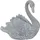 moebel-direkt-online Schwan 43 cm Weiß