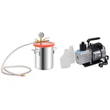 vidaXL Vakuumkammer mit 2-stufiger Pumpe 5,5 L