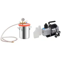 vidaXL Vakuumkammer mit 2-stufiger Pumpe 5,5 L