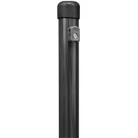 GAH Alberts Alberts® Zaunpf,zinkp.anthrazit-metall.,Kst.b,Länge2000mm,Pfostenst.⌀38mm,Geflechth1500mm 613143
