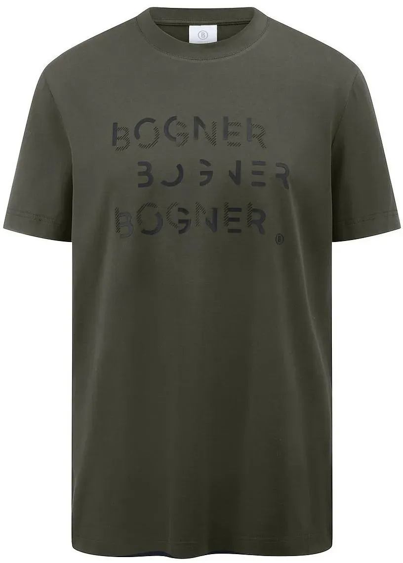 Rundhals-Shirt Ryan 1 Bogner grün, 48