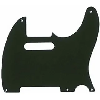 Fender 50s Era Tele Pickguard 5 Loch Vintage Style Mount - Schwarz (Bakelite)