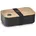 14731 Lunch Kunststoff/Bamboo Brotdose ca 19 3 11 6 cm Bento mit Bambusdeckel